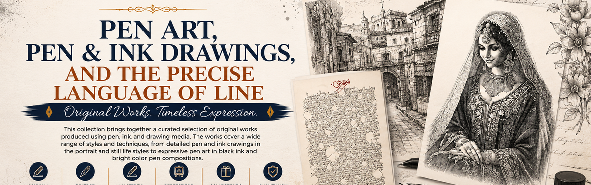 Pen Art, Pen and Ink Drawings, and the Precise Language of Line