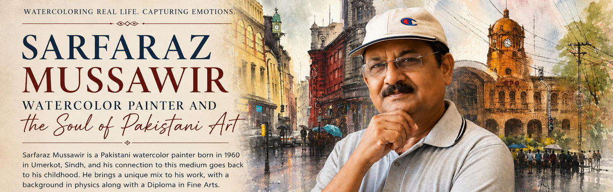 Sarfaraz Mussawir, Watercolor Painter and the Soul of Pakistani Art