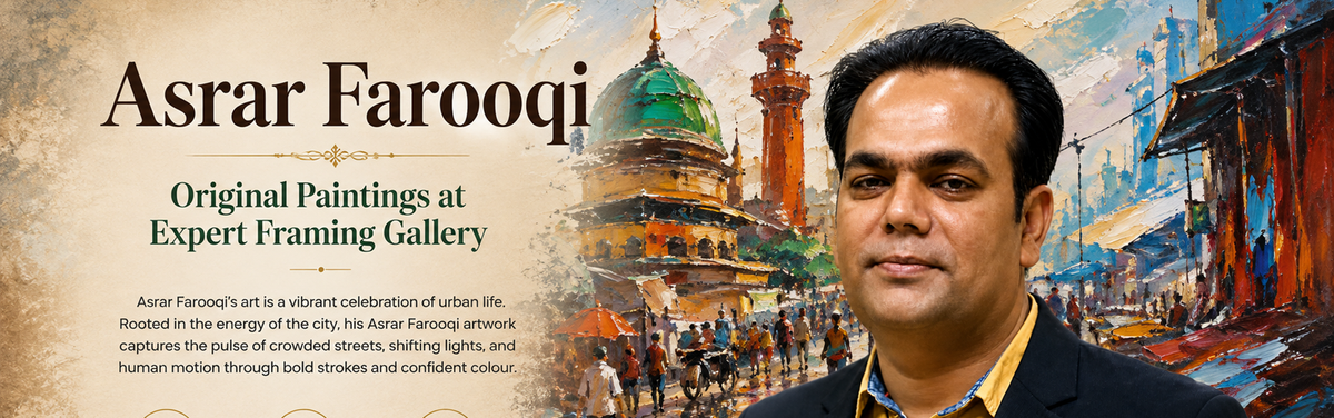 Asrar Farooqi Artwork - Original Paintings at Expert Framing Gallery