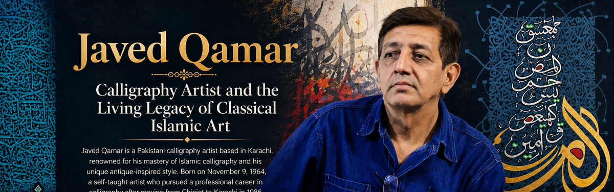 Javed Qamar, Calligraphy Artist and the Living Legacy of Classical Islamic Art