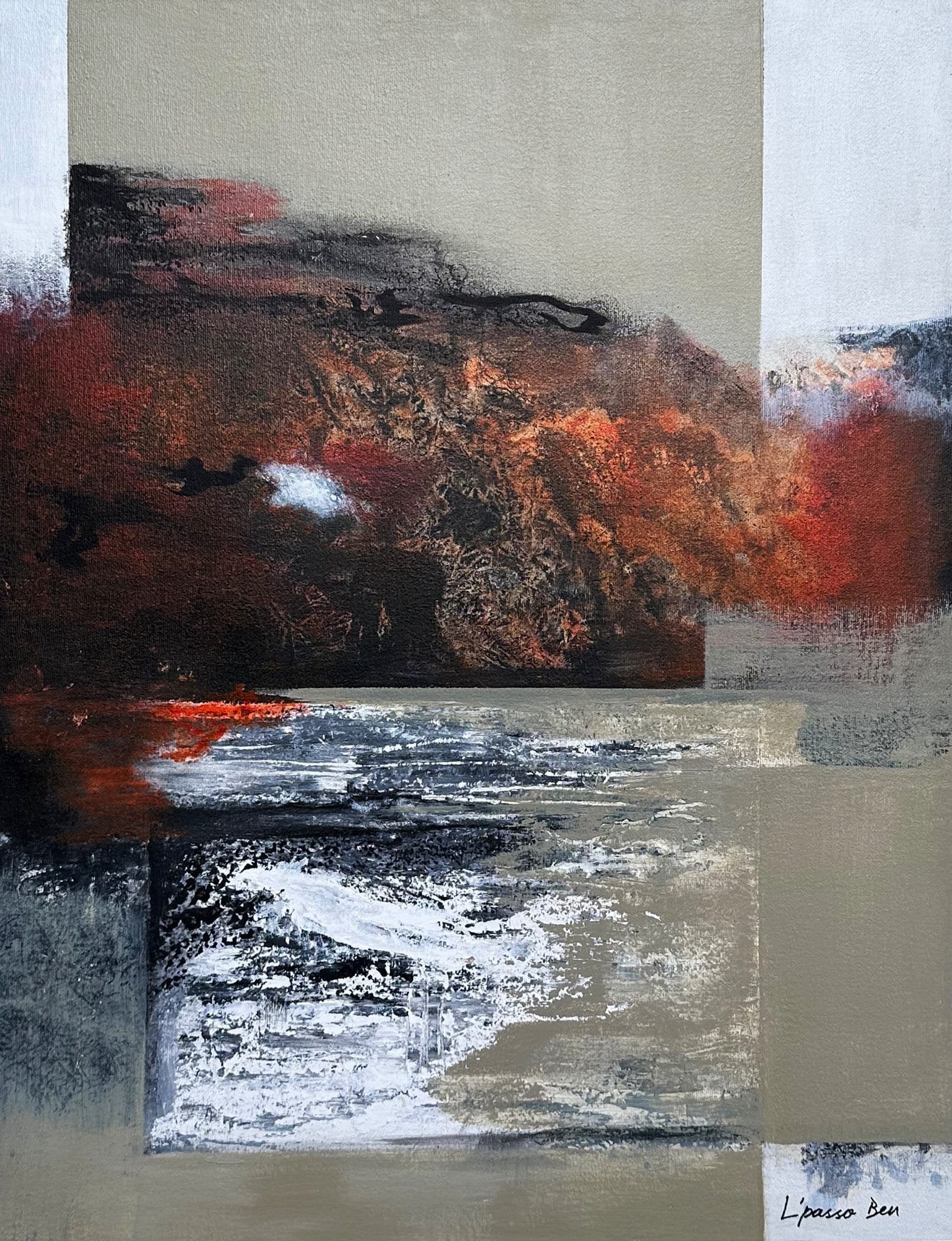 L,passo Benj | Title: Abstract
| Medium: Acrylic on Canvas
| Size: 20x24 inches