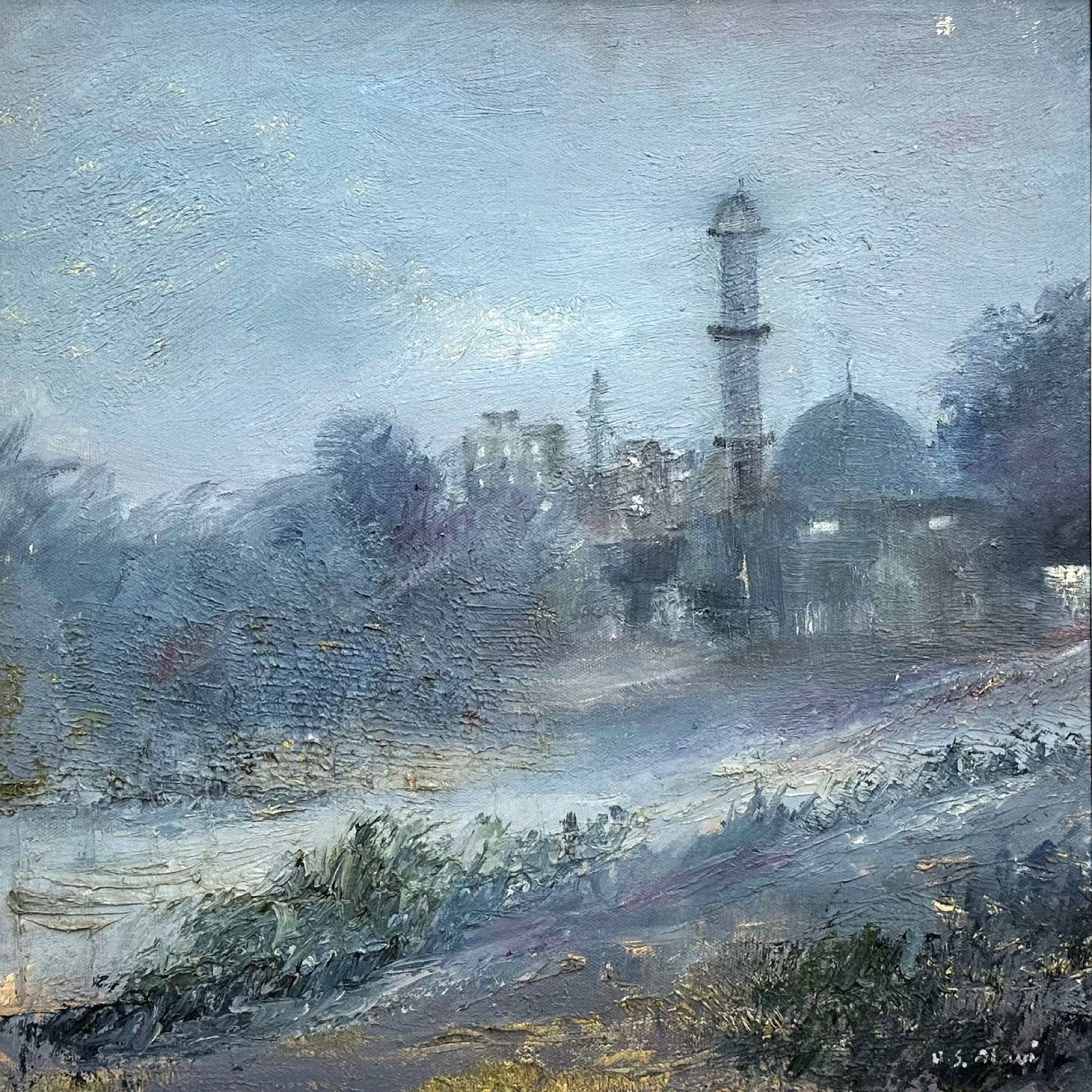 Hamid Alvi
| Title:
| Medium: Oil On Canvas
| Size: 18 x 18 inches