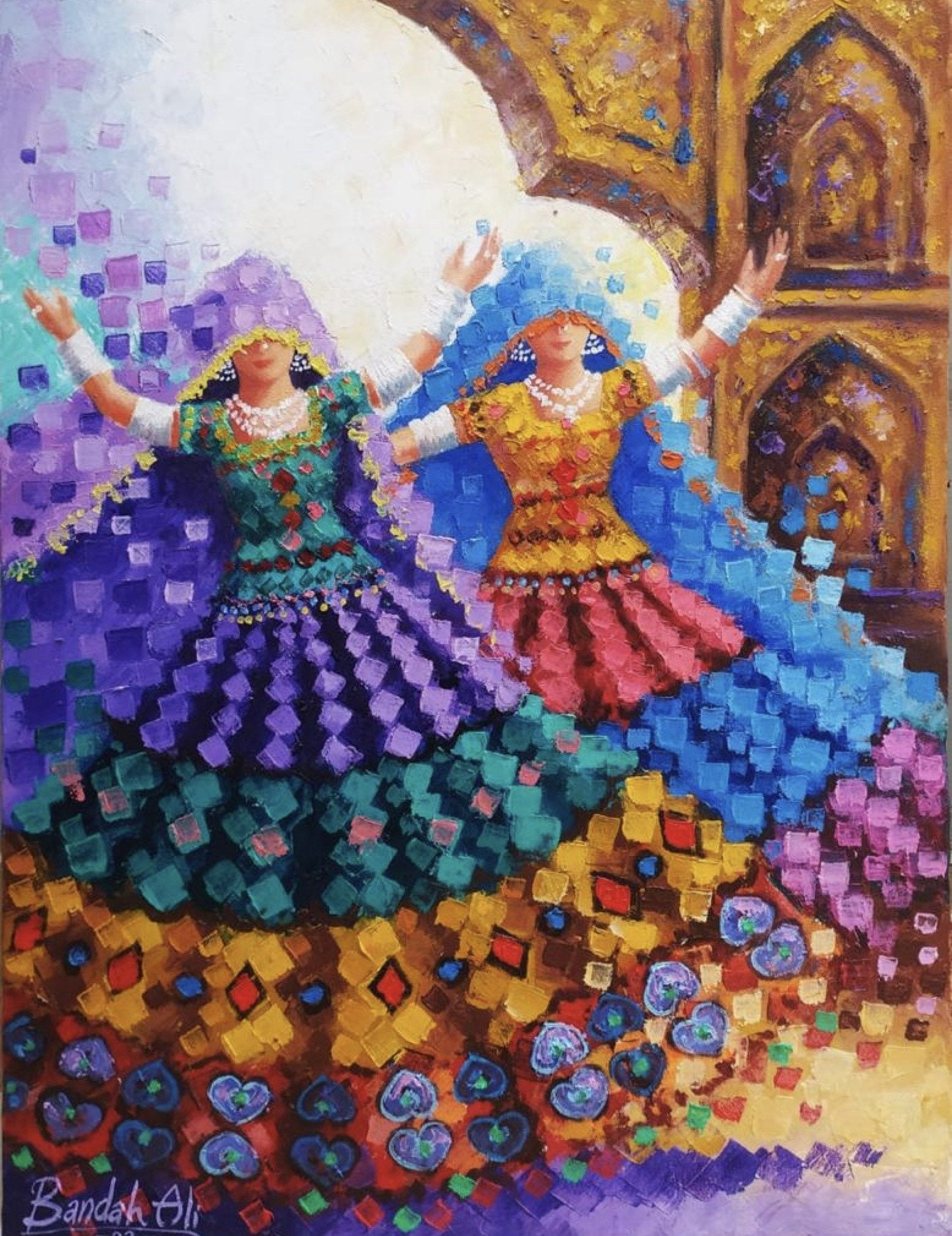 Bandah Ali
| Title: Rhythm in Motion
| Medium: Oil On Canvas
| Size: 18 x 24 inches