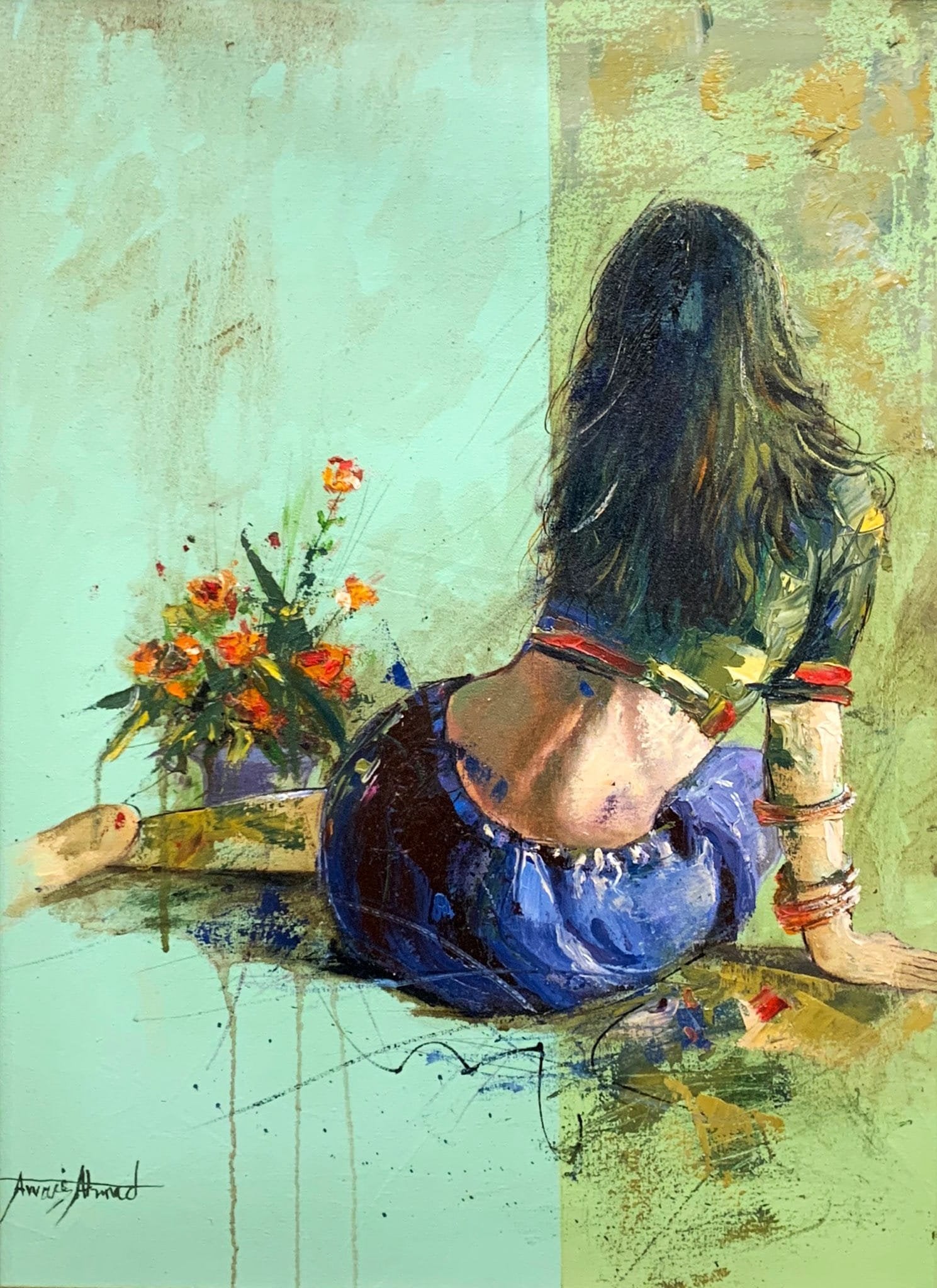 Awais AhmedTitle: Medium: Oil On Canvas Size: 15x20 inches