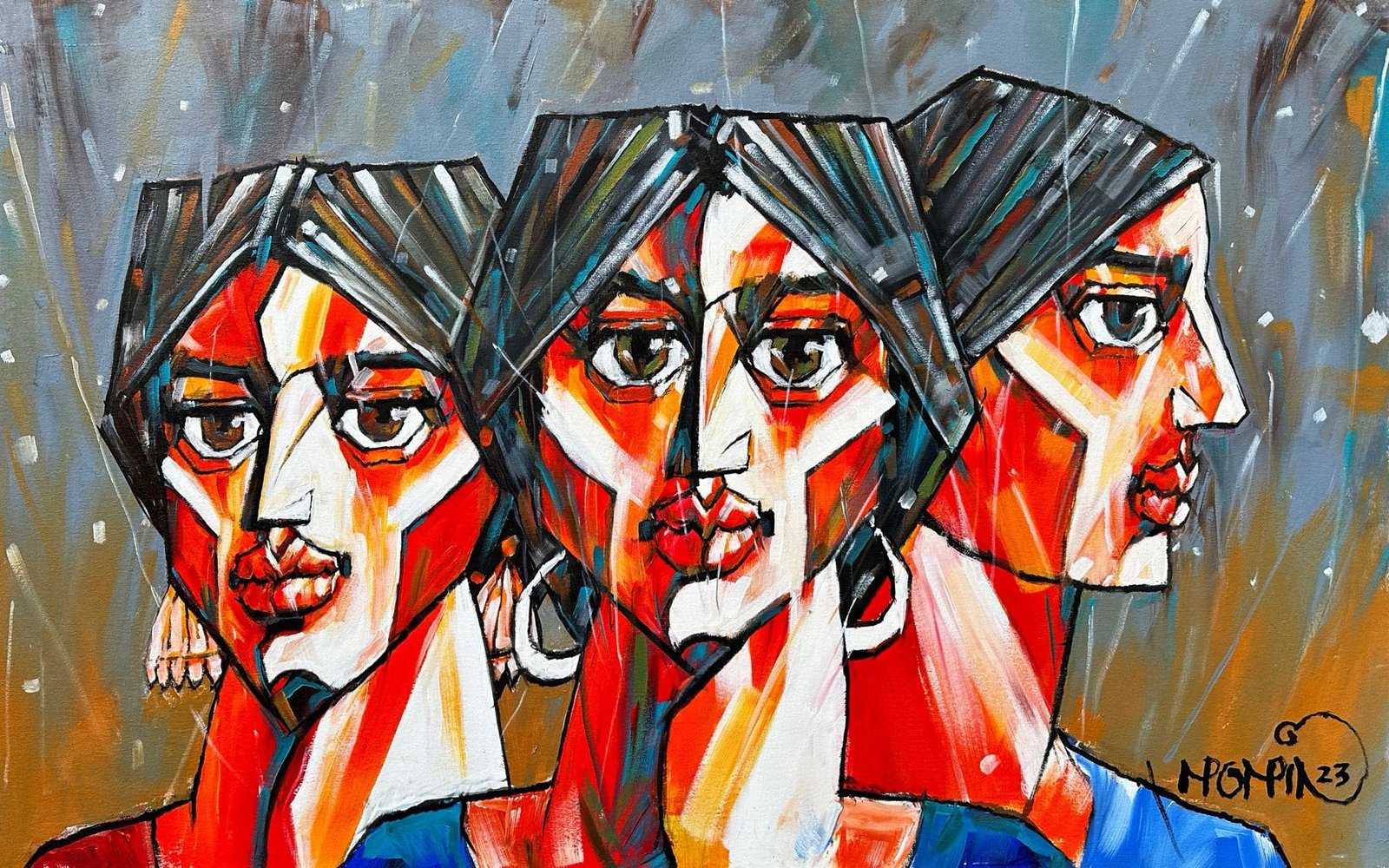 Momin Khan
| Title:
| Medium: Oil On Canvas
| Size: 30 x 48 inches