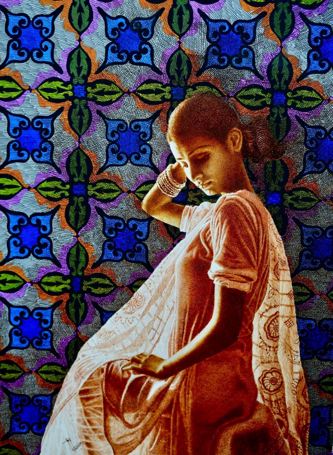Asif Ghayaz
Title: untitled
Medium: Pen & Ink on Paper
Size: 22x31 inches