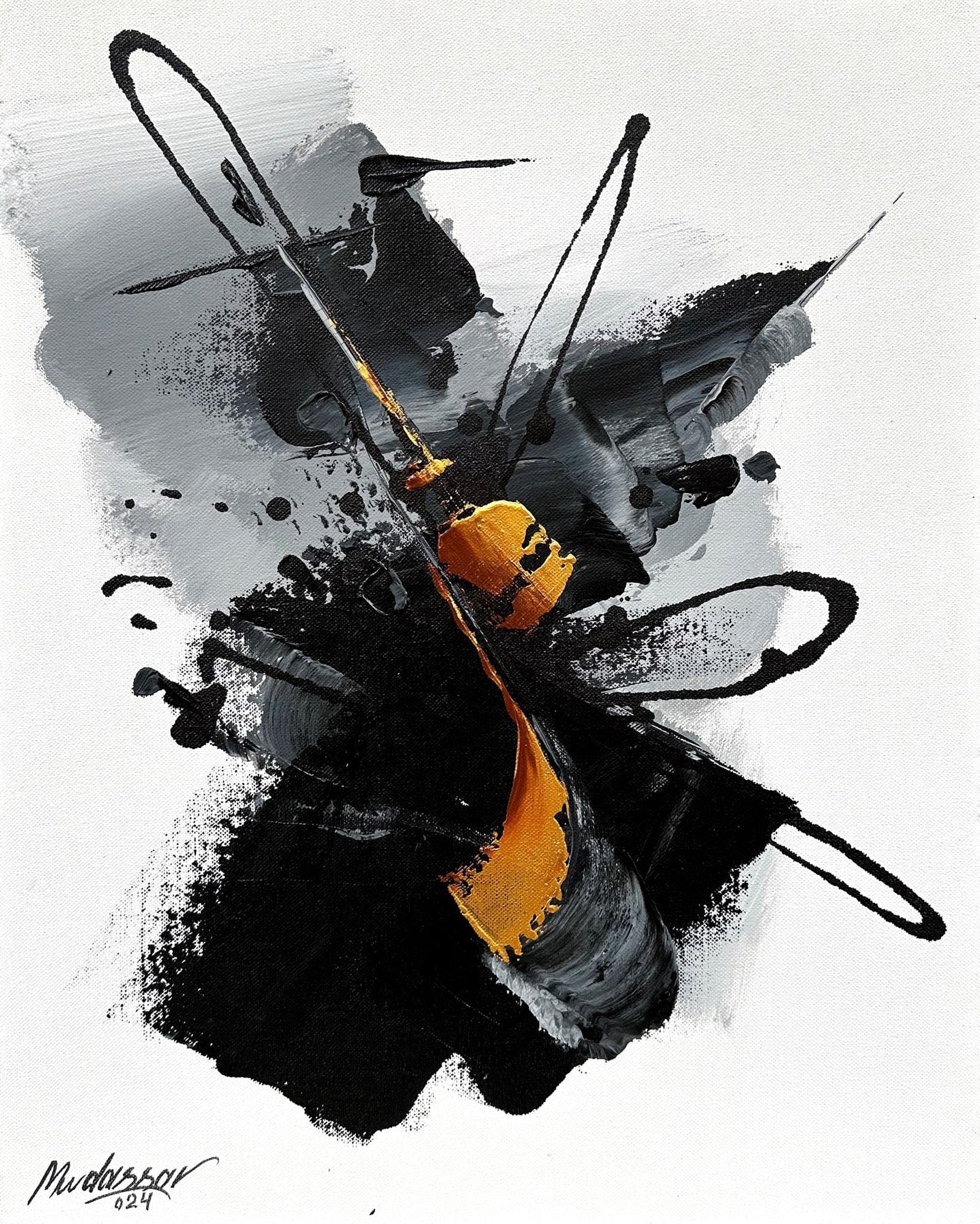 M. MudassarTitle:Medium: Oil On Canvas Size: 16x20 inches