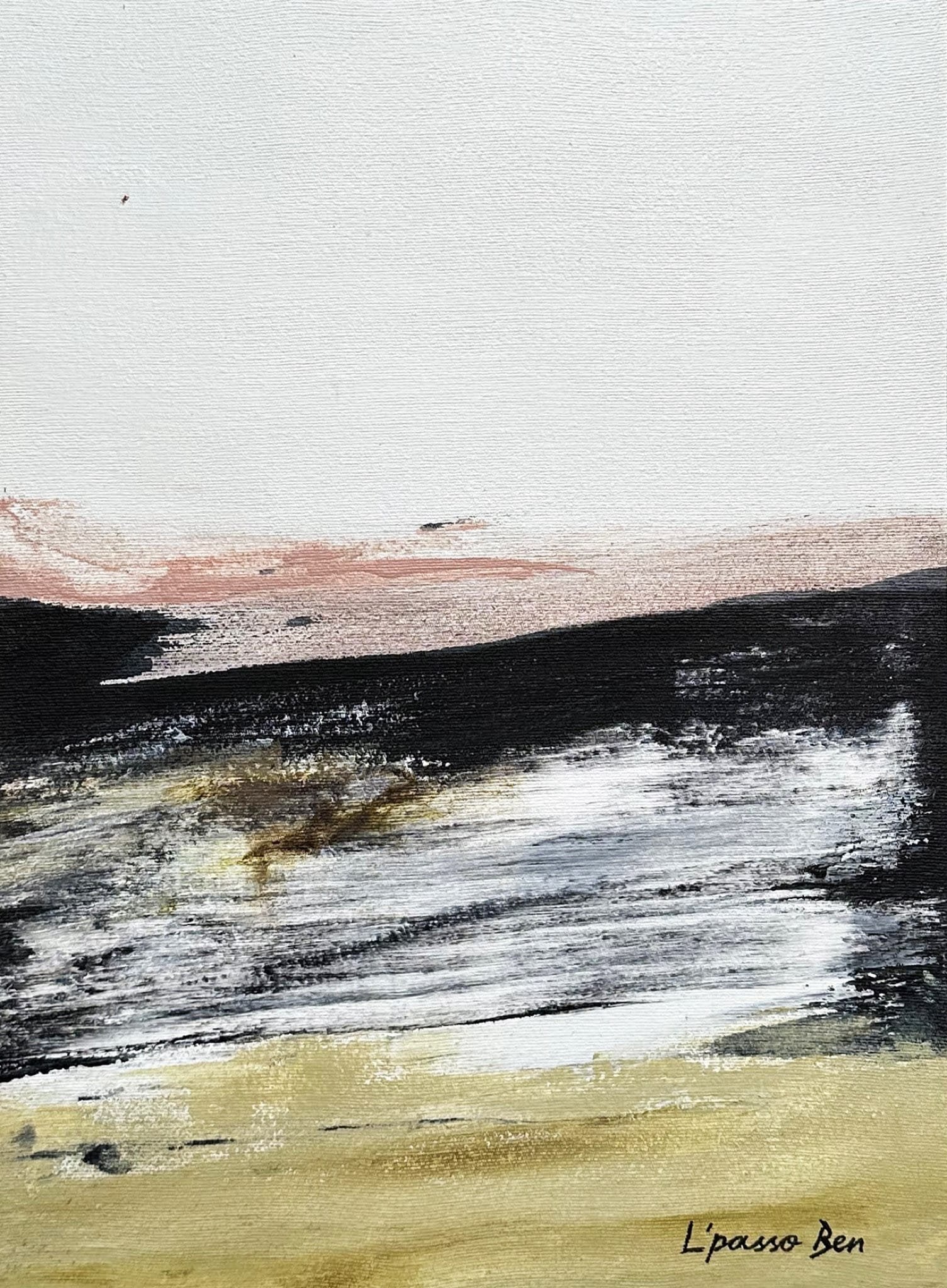 L,passo Benj | Title: Abstract
| Medium: Acrylic on Canvas
| Size: 12x16 inches