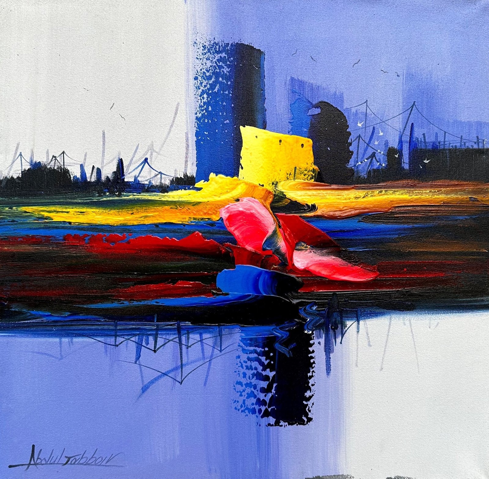 Abdul Jabbar | Title: | Medium: Oil On Canvas | Size: 18x18 inches