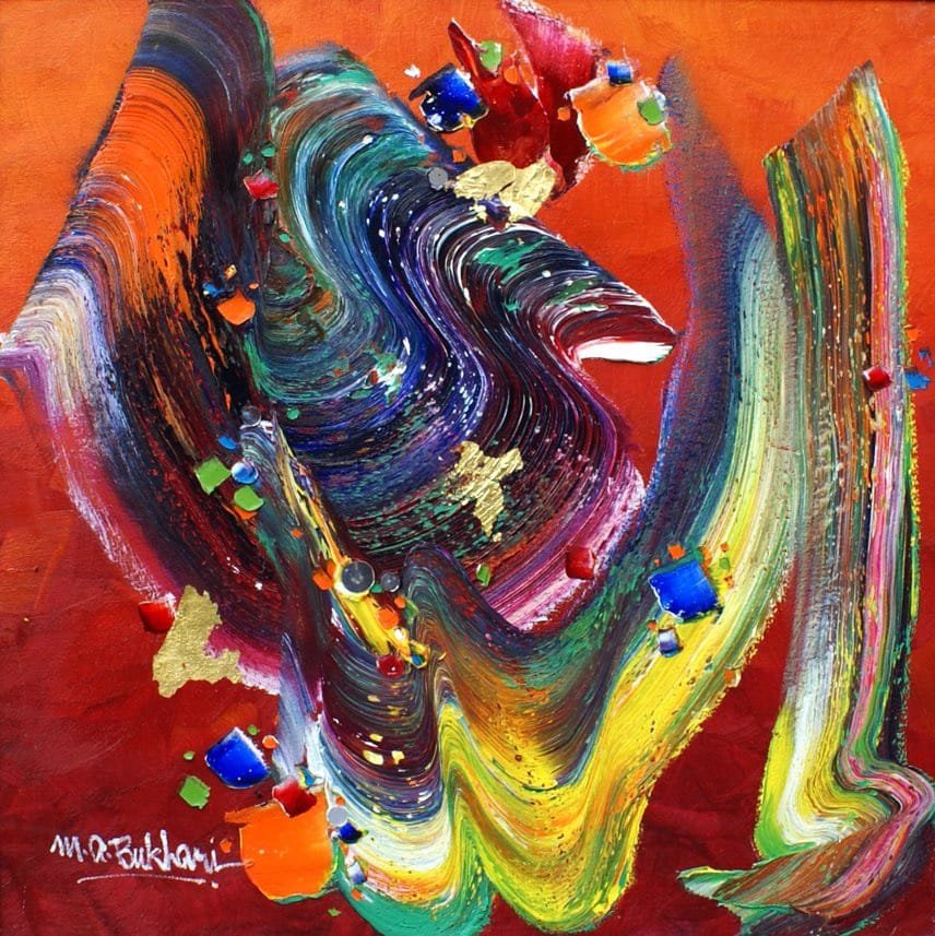 M. A. Bukhari | Title: | Medium: Oil on Canvas | Size: 24 x 24 inches
