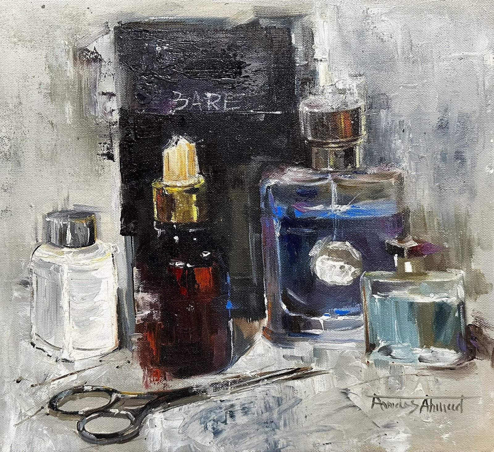 Awais AhmedTitle: Medium: Oil On Canvas Size: 13x13 inches