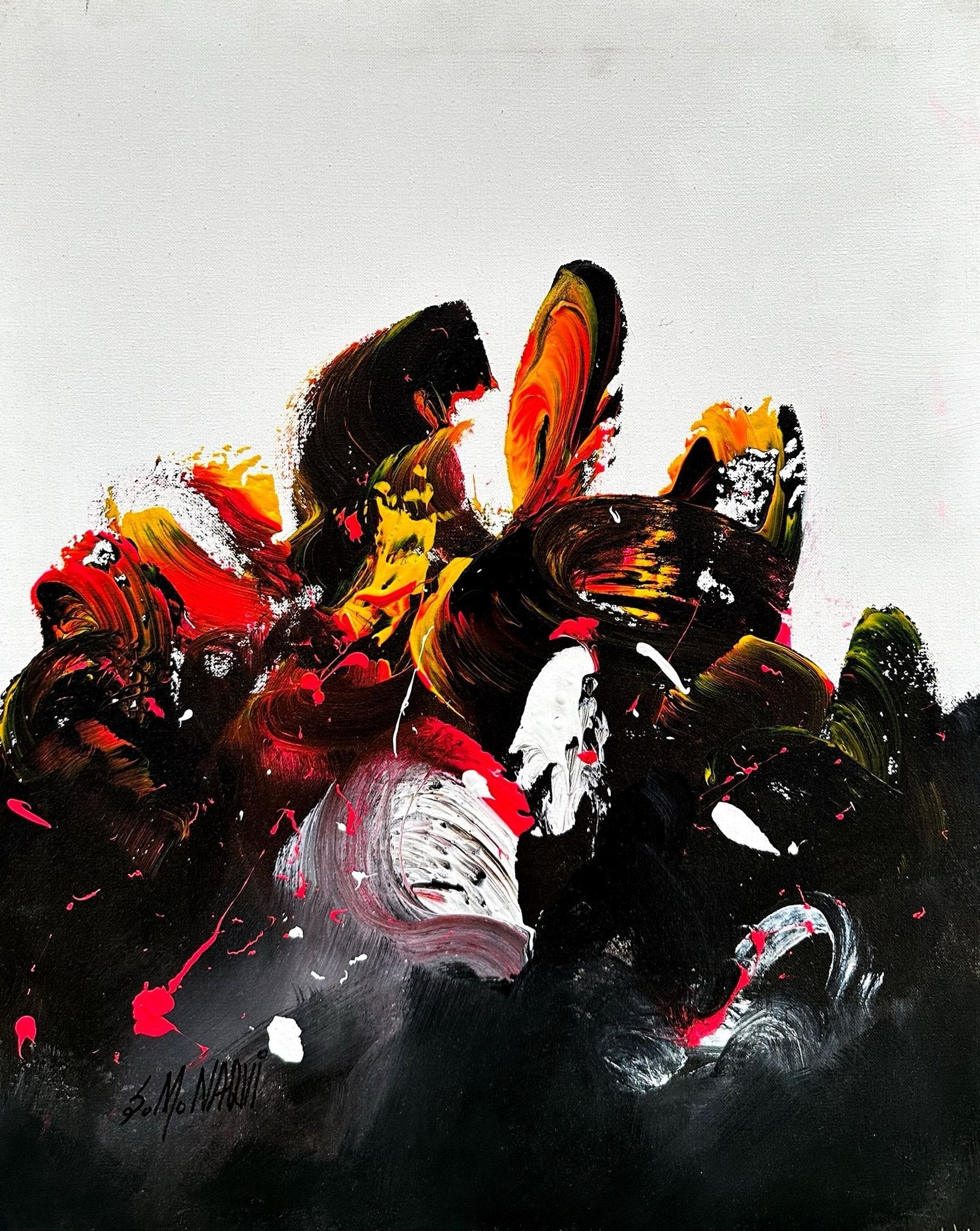 S. M. Naqvi
| Title: Abstract
| Medium: Acrylic on Canvas
| Size: 16x20 inches