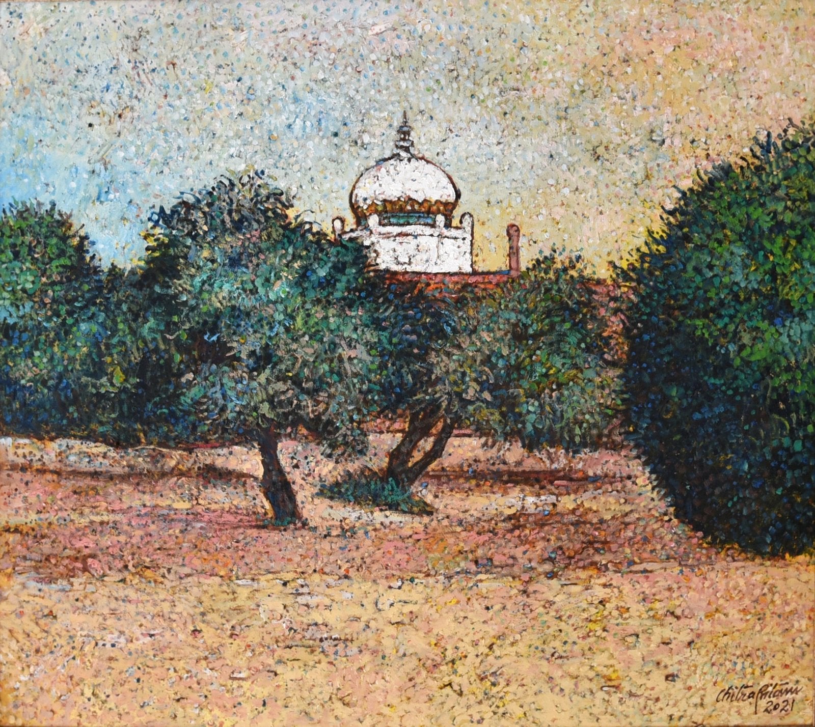 Chitra Pritam Untitled Dome Painting 30x36 inches