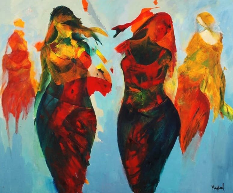 Maqbool Ahmed | Title: | Medium: Oil on Canvas | Size: 30 x 36 inches
