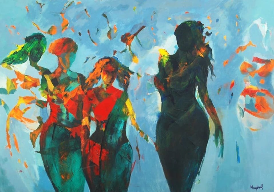 Maqbool Ahmed | Title: | Medium: Oil on Canvas | Size: 30 x 42 inches