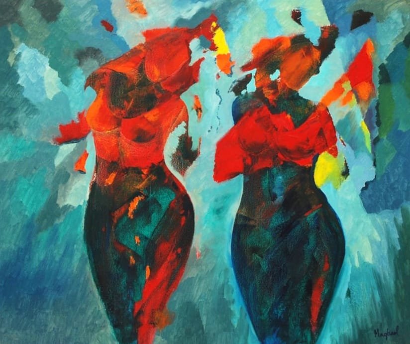 Maqbool Ahmed | Title: | Medium: Oil on Canvas | Size: 30 x 36 inches