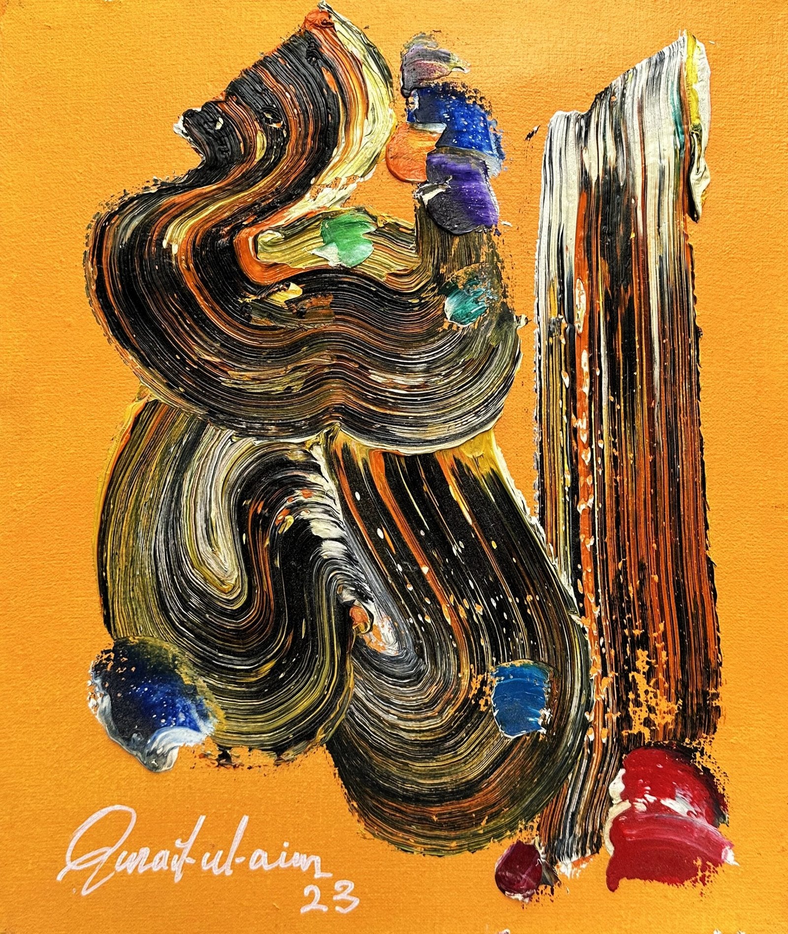 Qurat Ul Ain | Title: Untitled | Medium: Oil On Canvas | Size: 12 x 14 inches