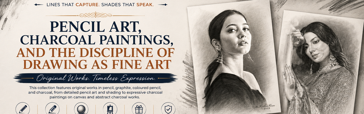 Pencil Art, Charcoal Paintings, and the Discipline of Drawing as Fine Art