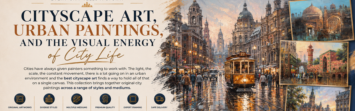 Cityscape Art, Urban Paintings, and the Visual Energy of City Life
