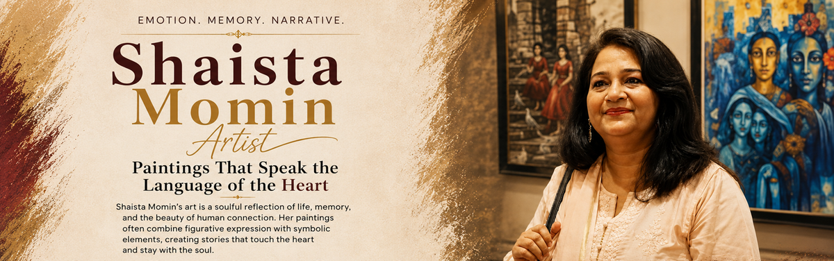 Shaista Momin, Paintings That Speak the Language of the Heart