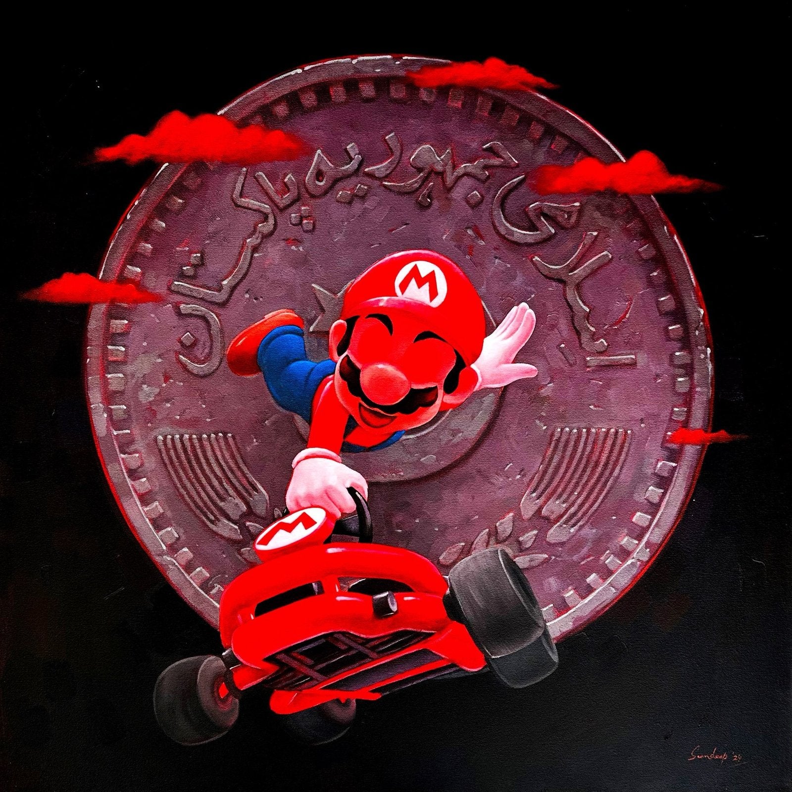 Sundeep
 | Title: 
 | Medium: Oil On Canvas 
 | Size: 30x30 inches