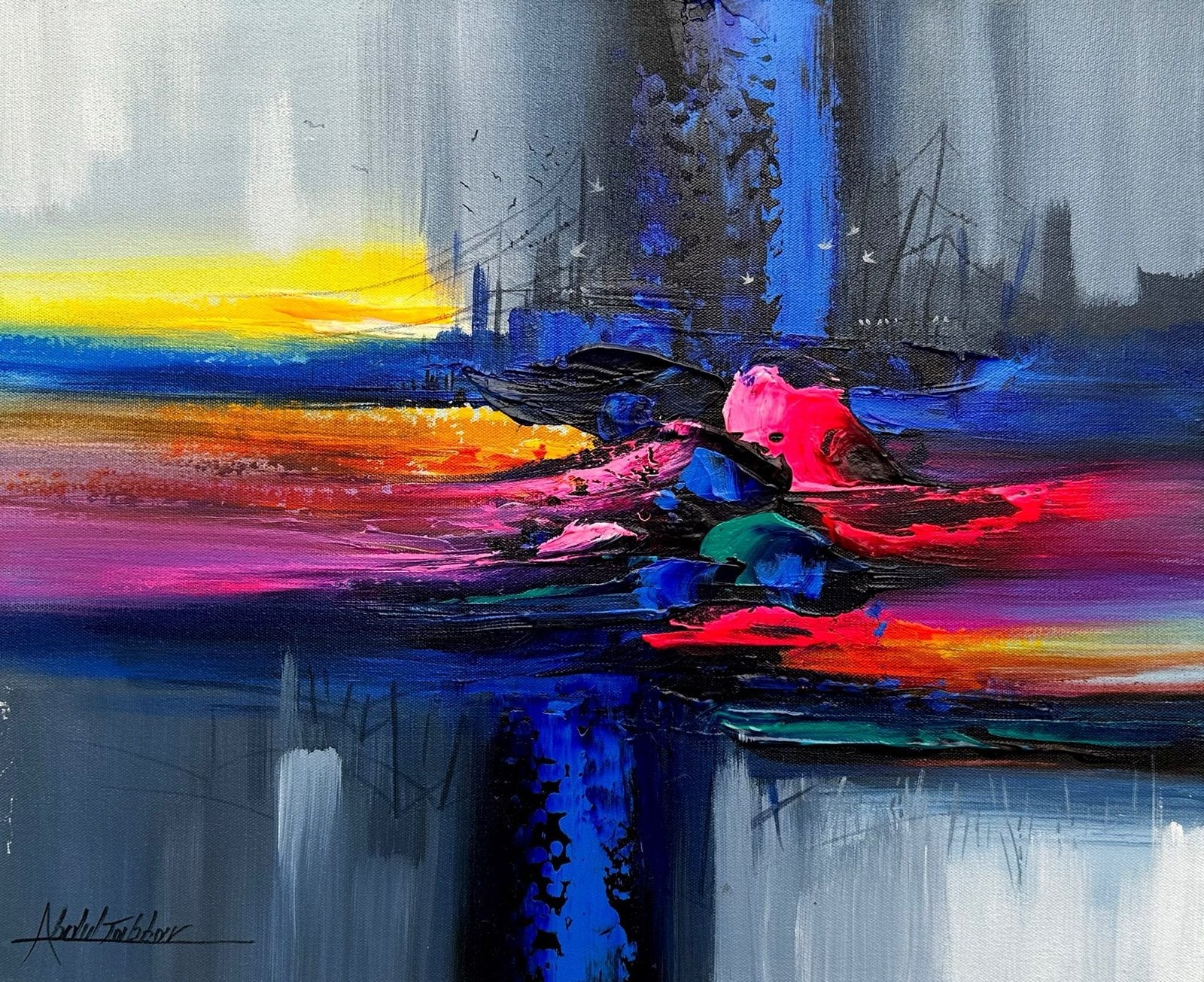 Abdul Jabbar | Title: | Medium: Oil On Canvas | Size:  16x20 inches