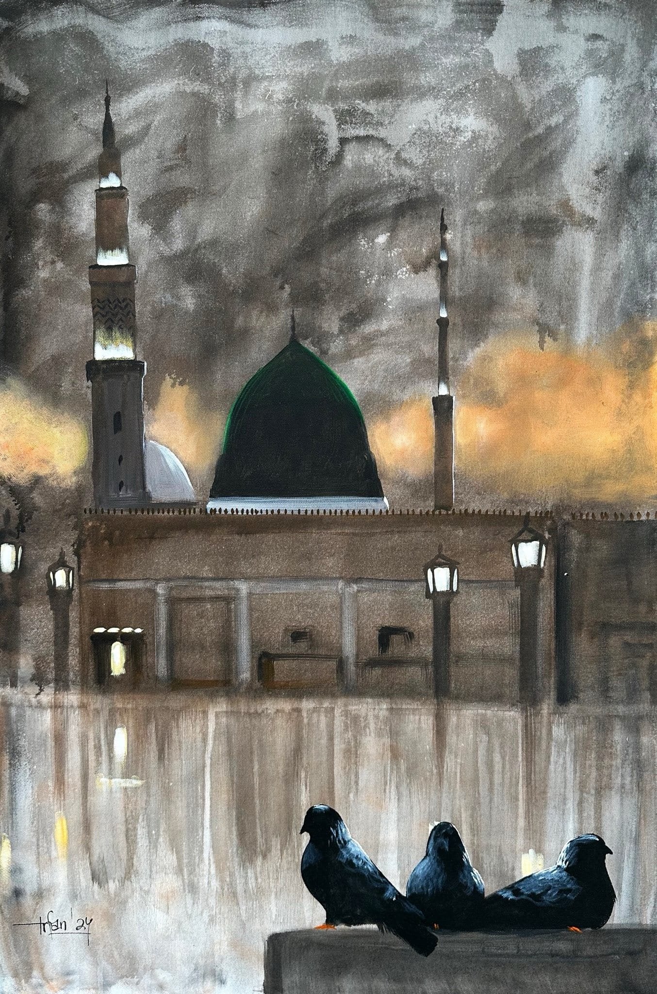 Irfan Ahmed | Title: | Medium: Oil On Canvas | Size: 24x36 inches