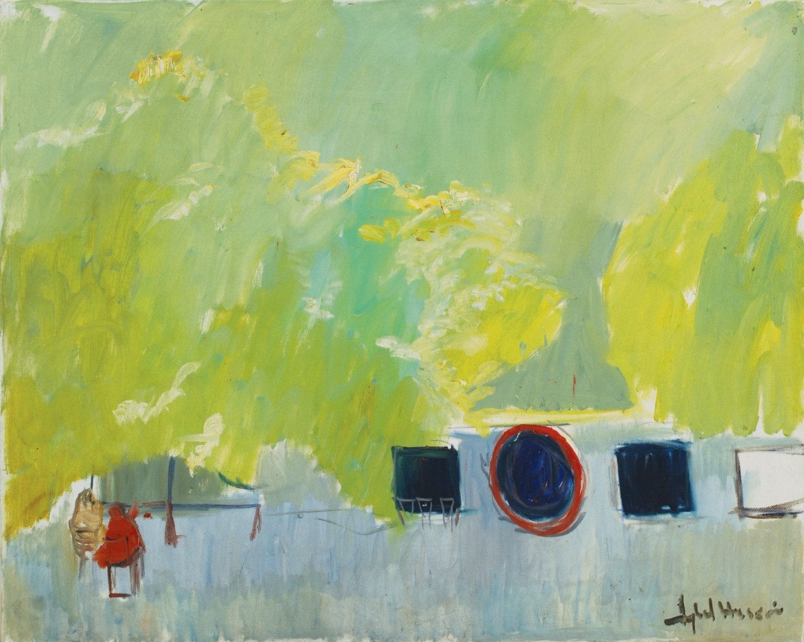 Iqbal Hussain  | Title:    | Medium: Oil On Canvas   | Size: 24 x 30 inches