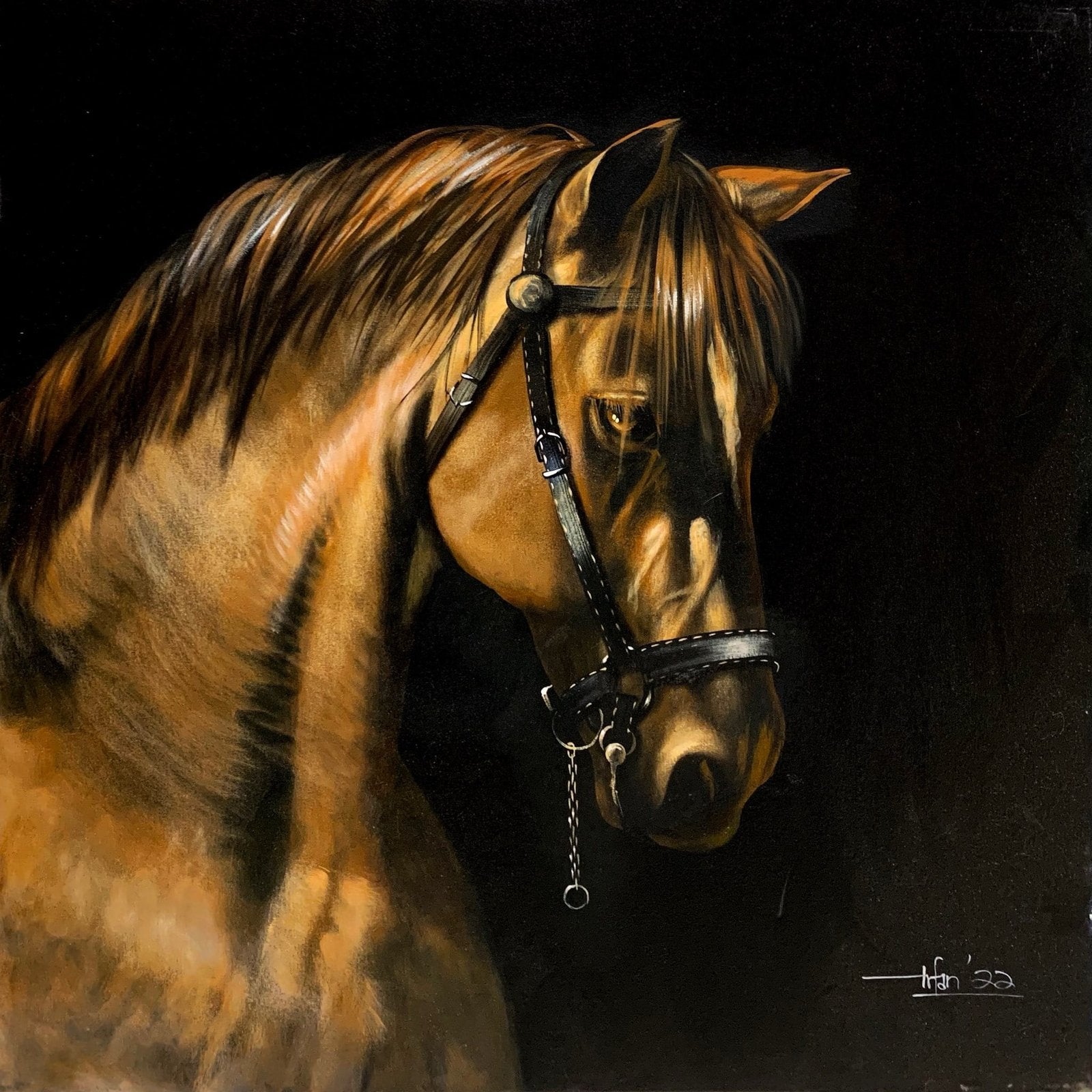 Irfan Ahmed | Title: | Medium: Oil On Canvas | Size: 30x30 inches