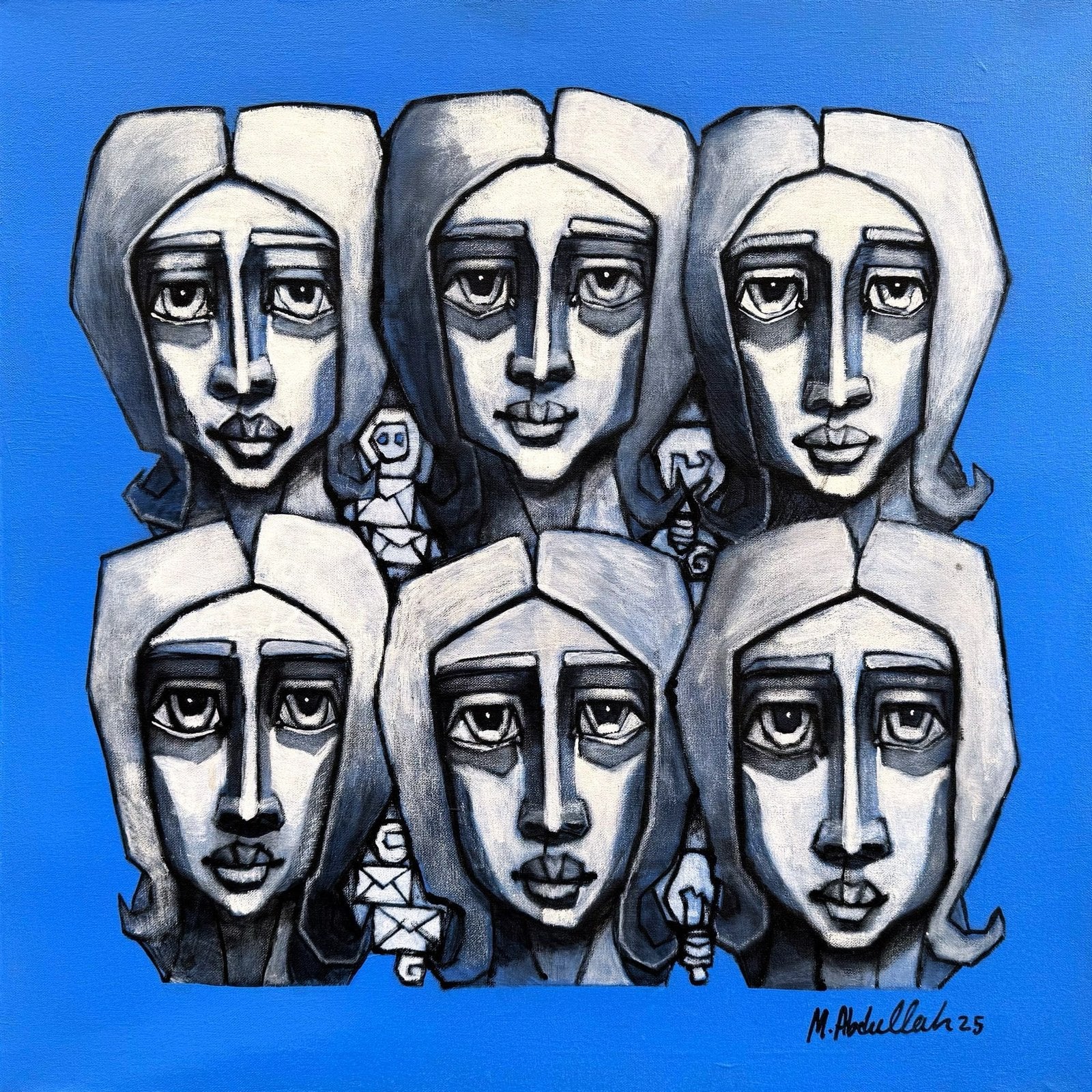 Abdullah Siddiqui | Title: | Medium: Acrylic on Canvas | Size: 24x24 inches