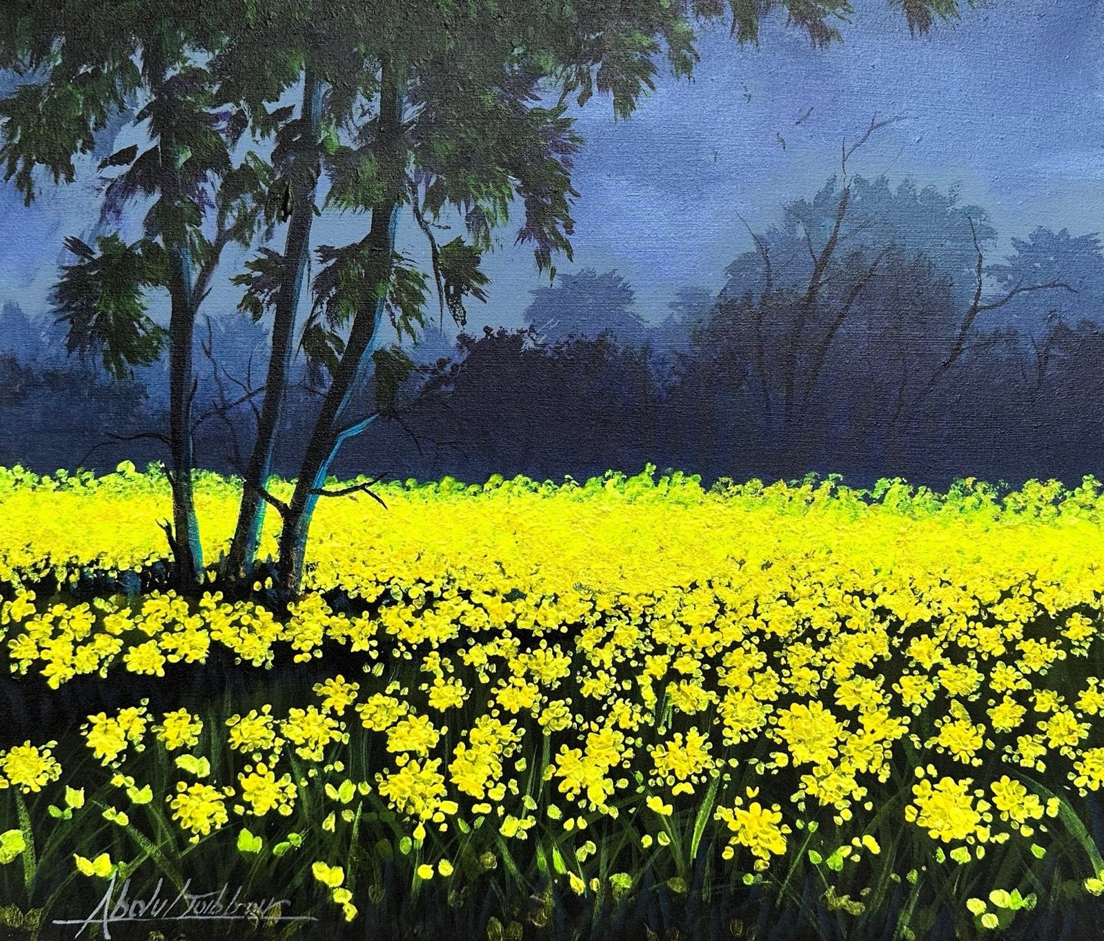 Abdul Jabbar | Title: | Medium: Oil On Canvas | Size: 14x16 inches