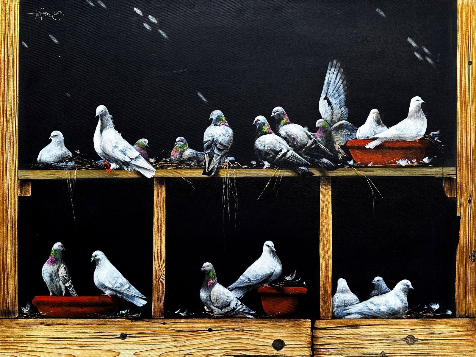 Irfan Ahmed | Title: Harmony in Stillness | Medium: Oil On Canvas | Size: 36x48 inches