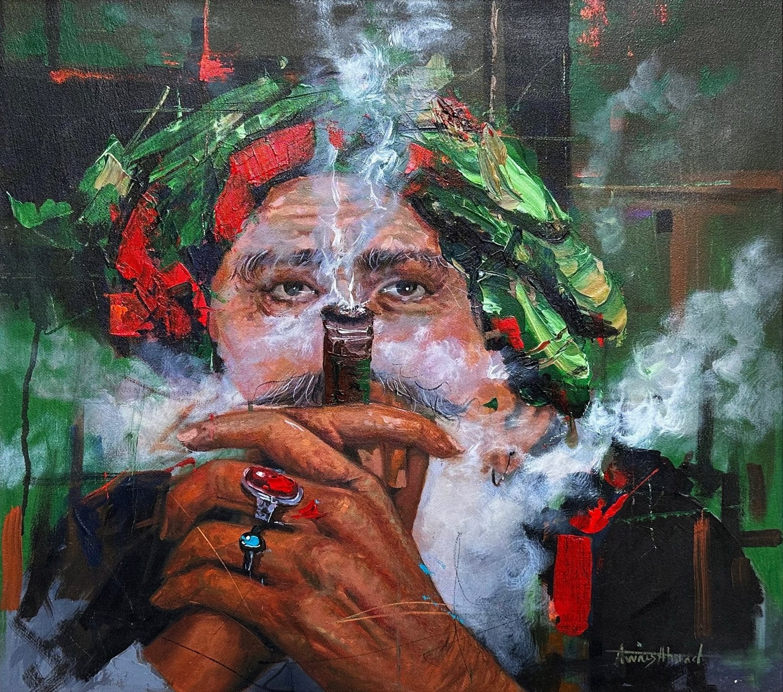 Awais Ahmed | Title: | Medium: Oil On Canvas | Size: 22x24 inches