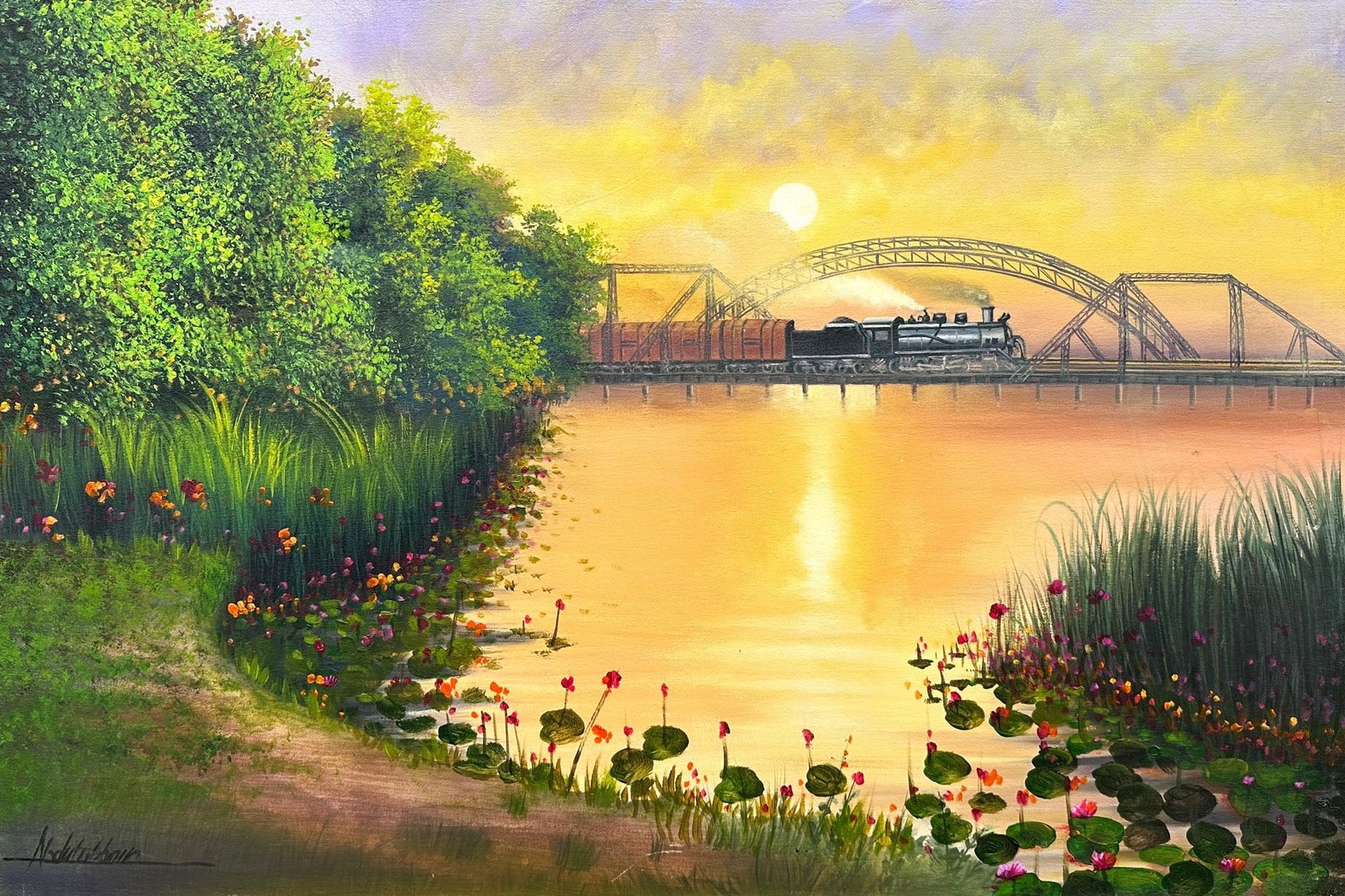 Abdul Jabbar | Title: | Medium: Oil On Canvas | Size: 24x36