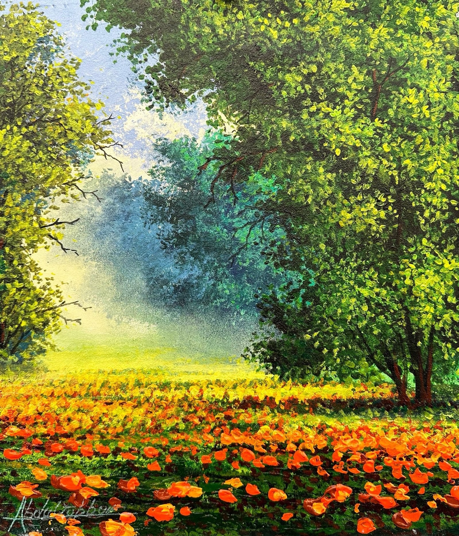 Abdul Jabbar
 | Title:
 | Medium: Oil On Canvas 
 | Size: 12x14 inches