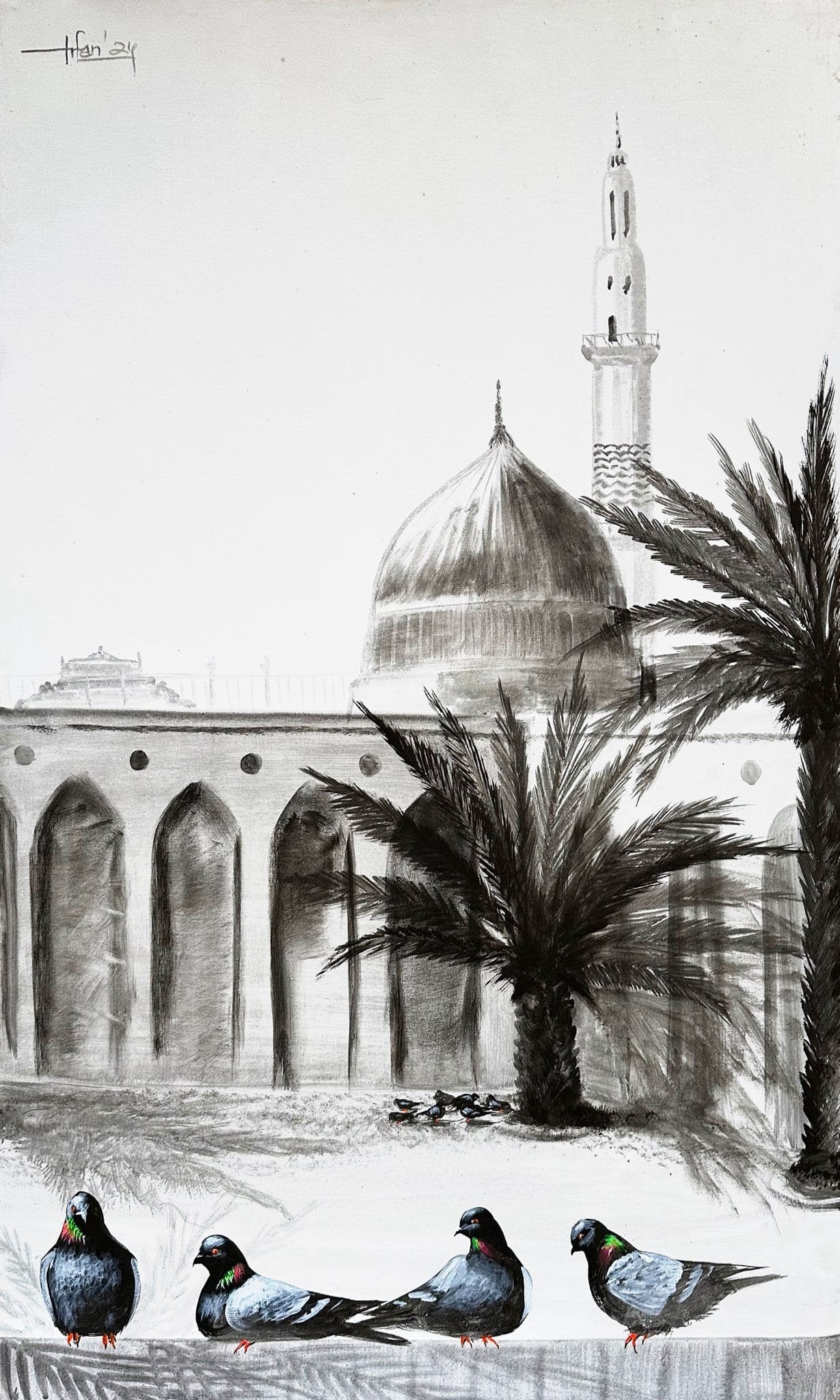 Irfan Ahmed | Title: | Medium: Oil On Canvas | Size: 24x36 inches