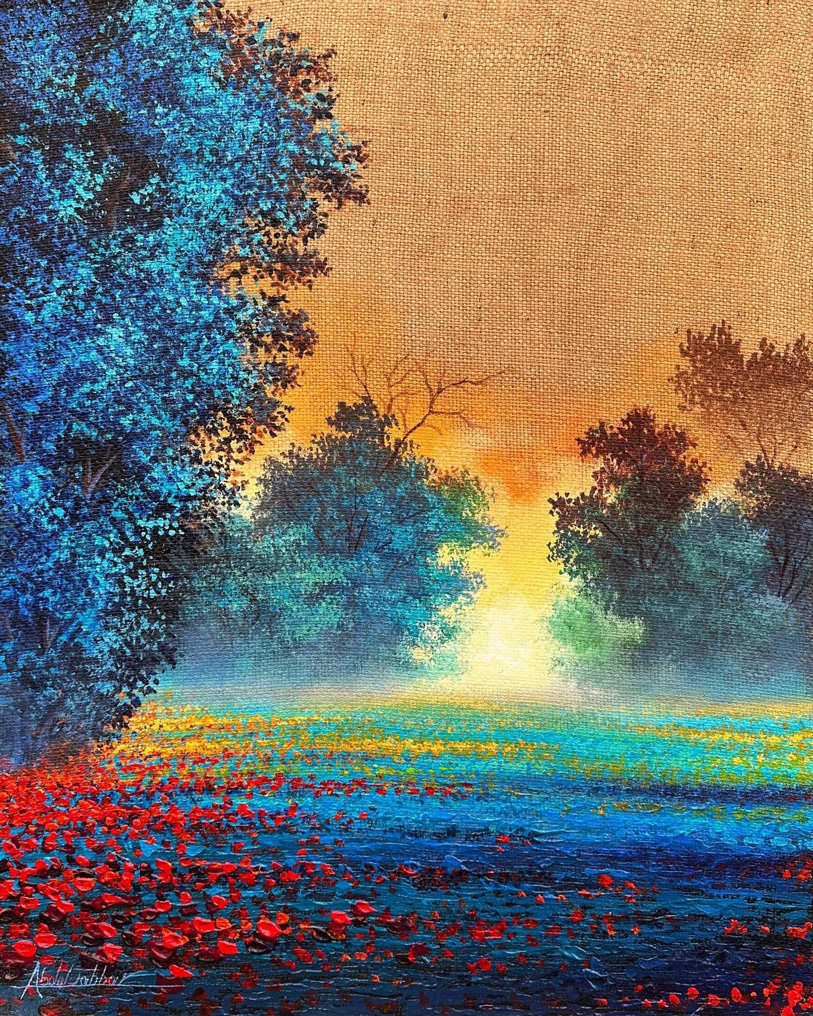 Abdul Jabbar | Title: | Medium: Oil On Jute | Size: 24x30 inches