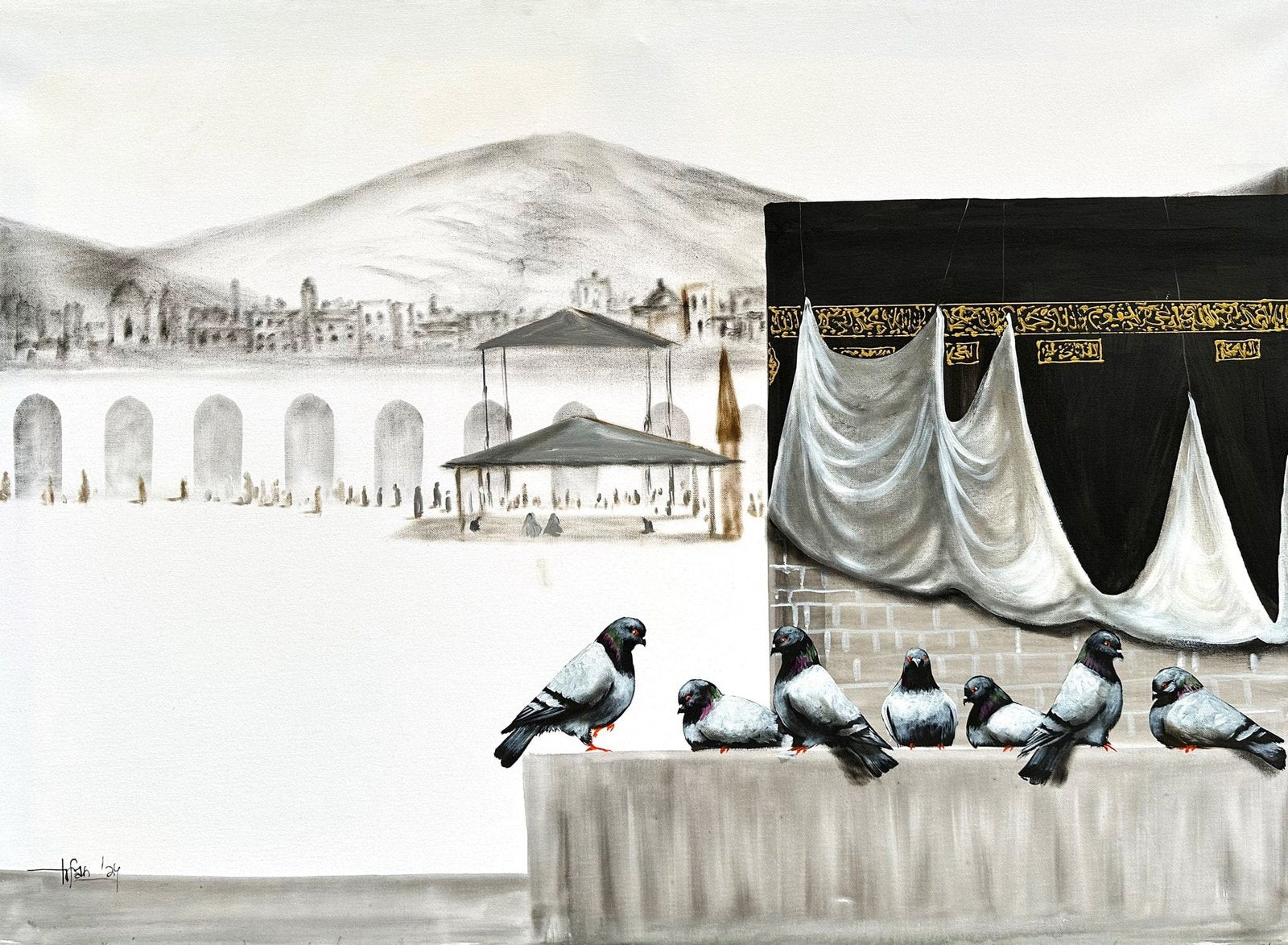 Irfan Ahmed | Title: | Medium: Oil On Canvas | Size: 36x48 inches