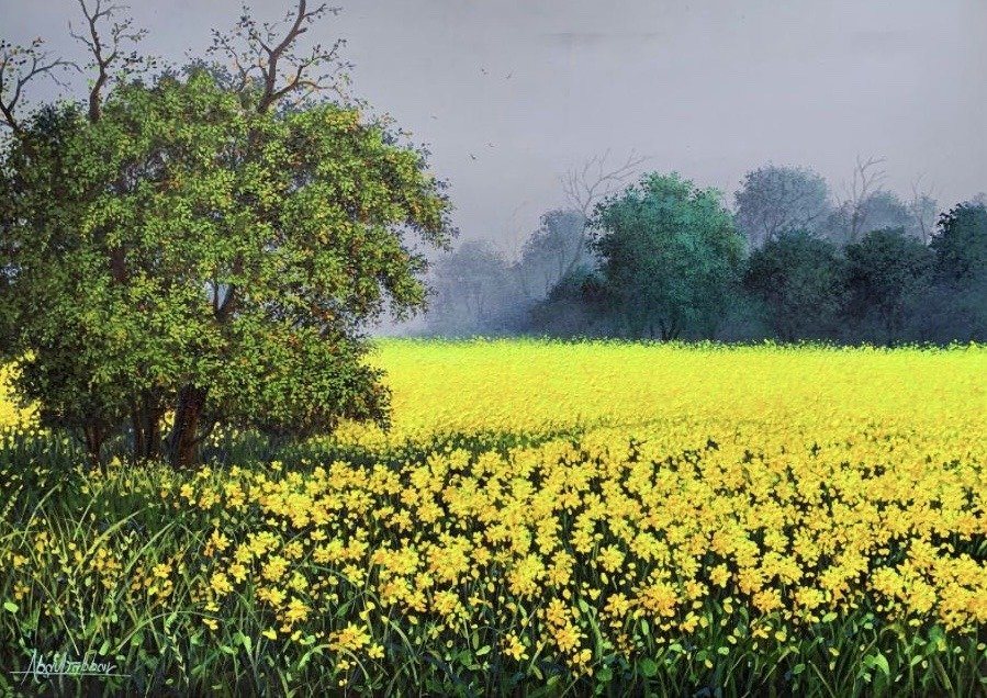 Abdul Jabbar | Title: Untitled | Medium: Oil On Canvas | Size: 30 x 42 inches