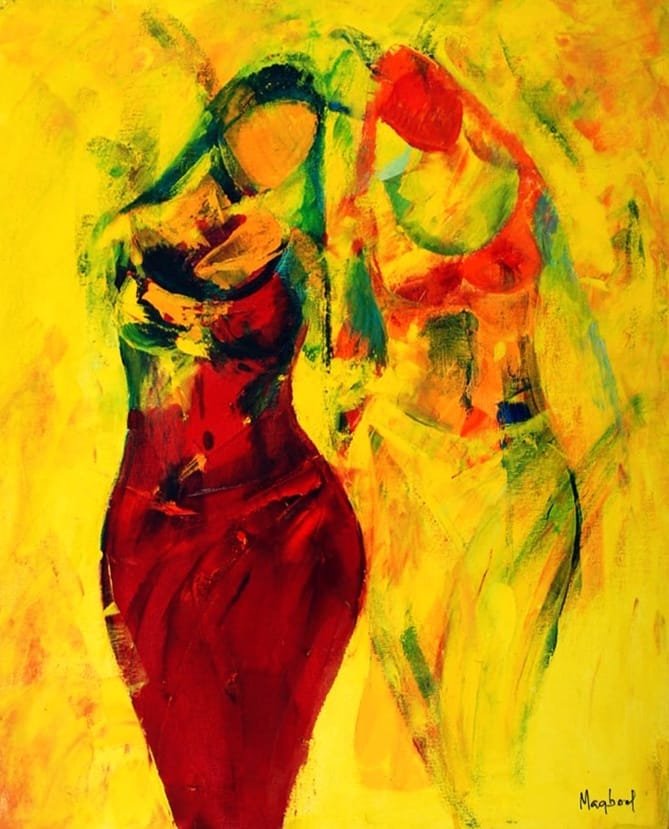 Maqbool Ahmed | Title:  | Medium: Oil on Canvas | Size: 24 x 30 inches