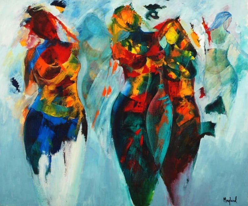 Maqbool Ahmed | Title:  | Medium: Oil on Canvas | Size: 30 x 36 inches