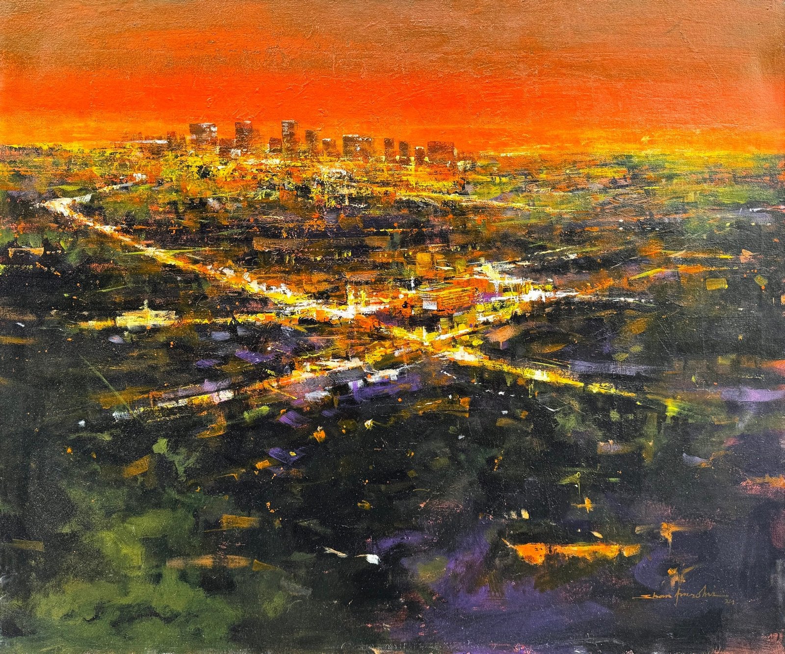Shan Amrohvi | Title: Untitled | Medium: Oil On Canvas | Size: 30 x 36 inches