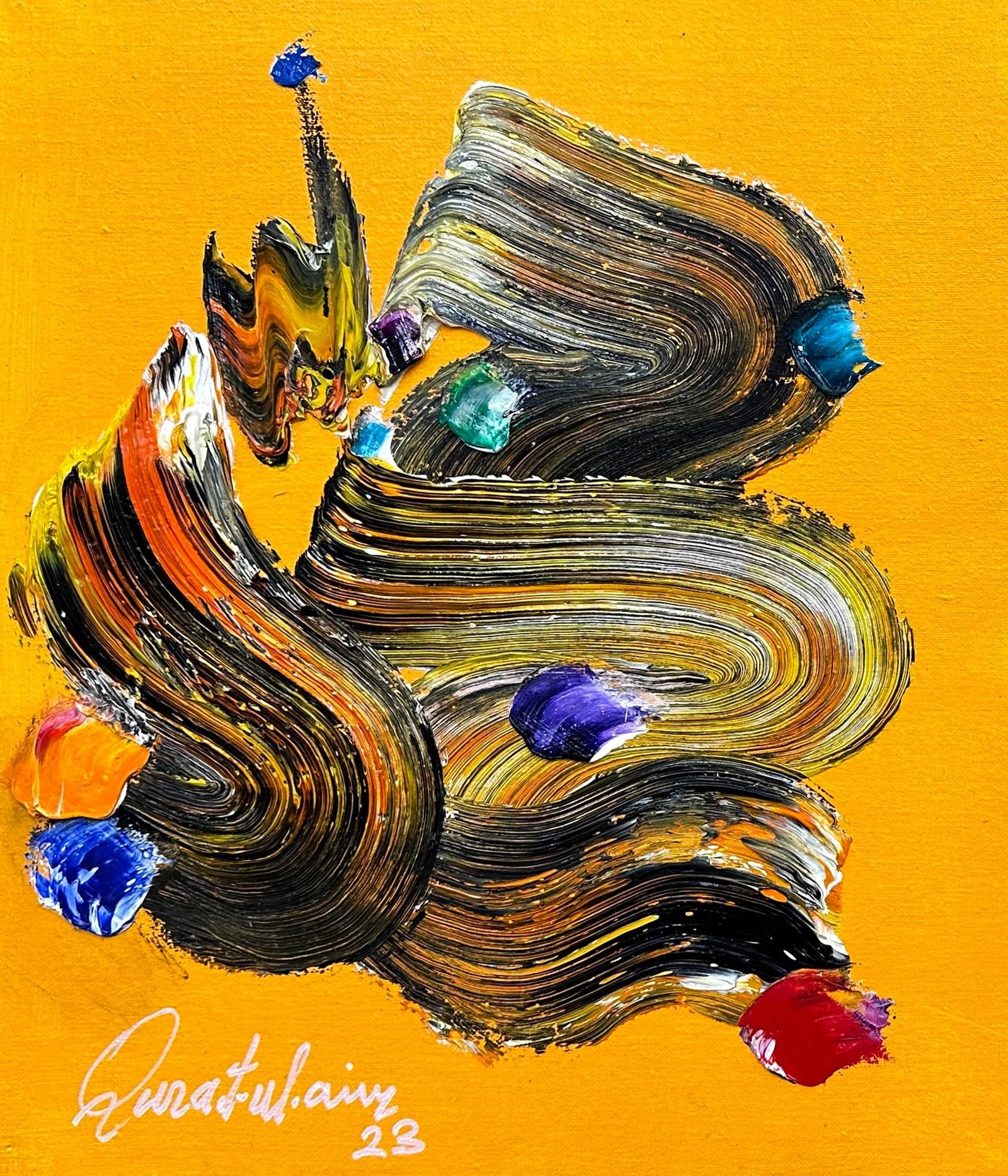 Qurat Ul Ain | Title: Untitled | Medium: Oil On Canvas | Size: 12 x 14 inches