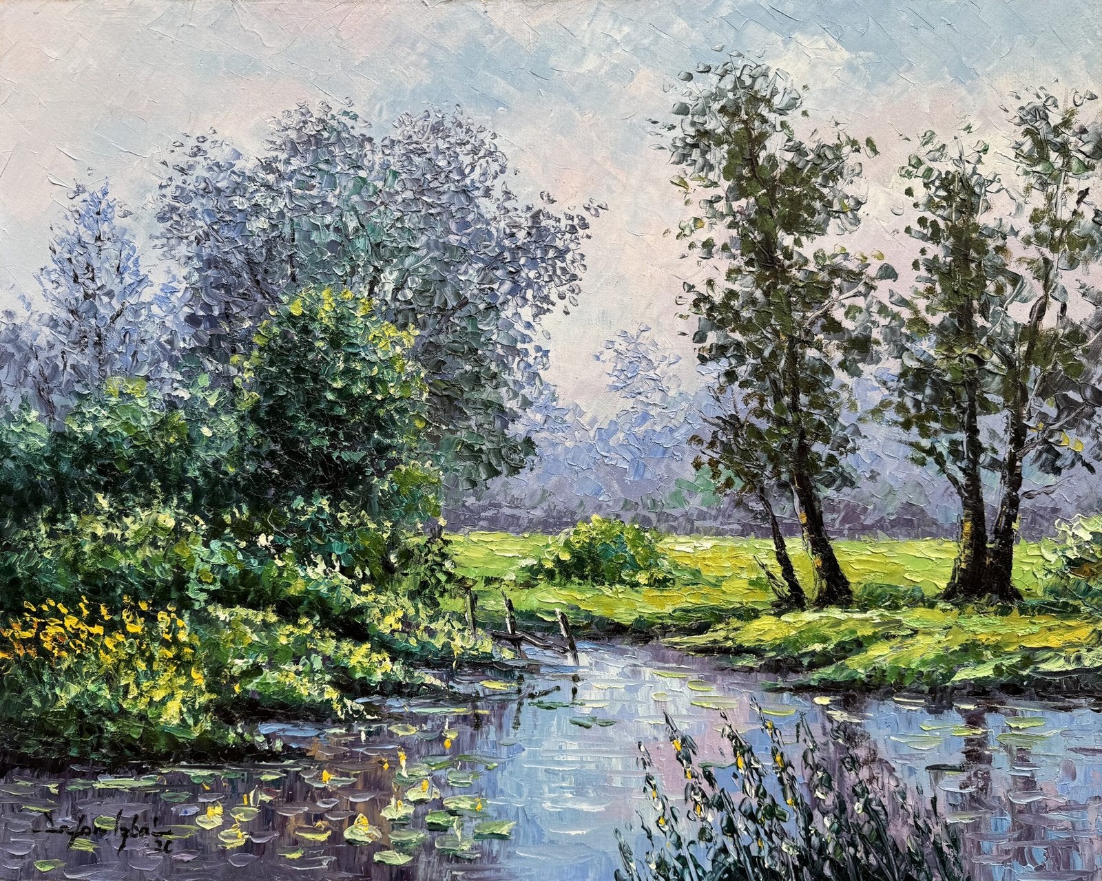 Zafar Iqbal Khan | Title:  Natural Landscape Series | Medium: Oil On Canvas | Size: 24x30 inches