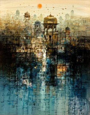 A. Q. Arif | Medium: Acrylic on Canvas | Size: 22 x 28 inches