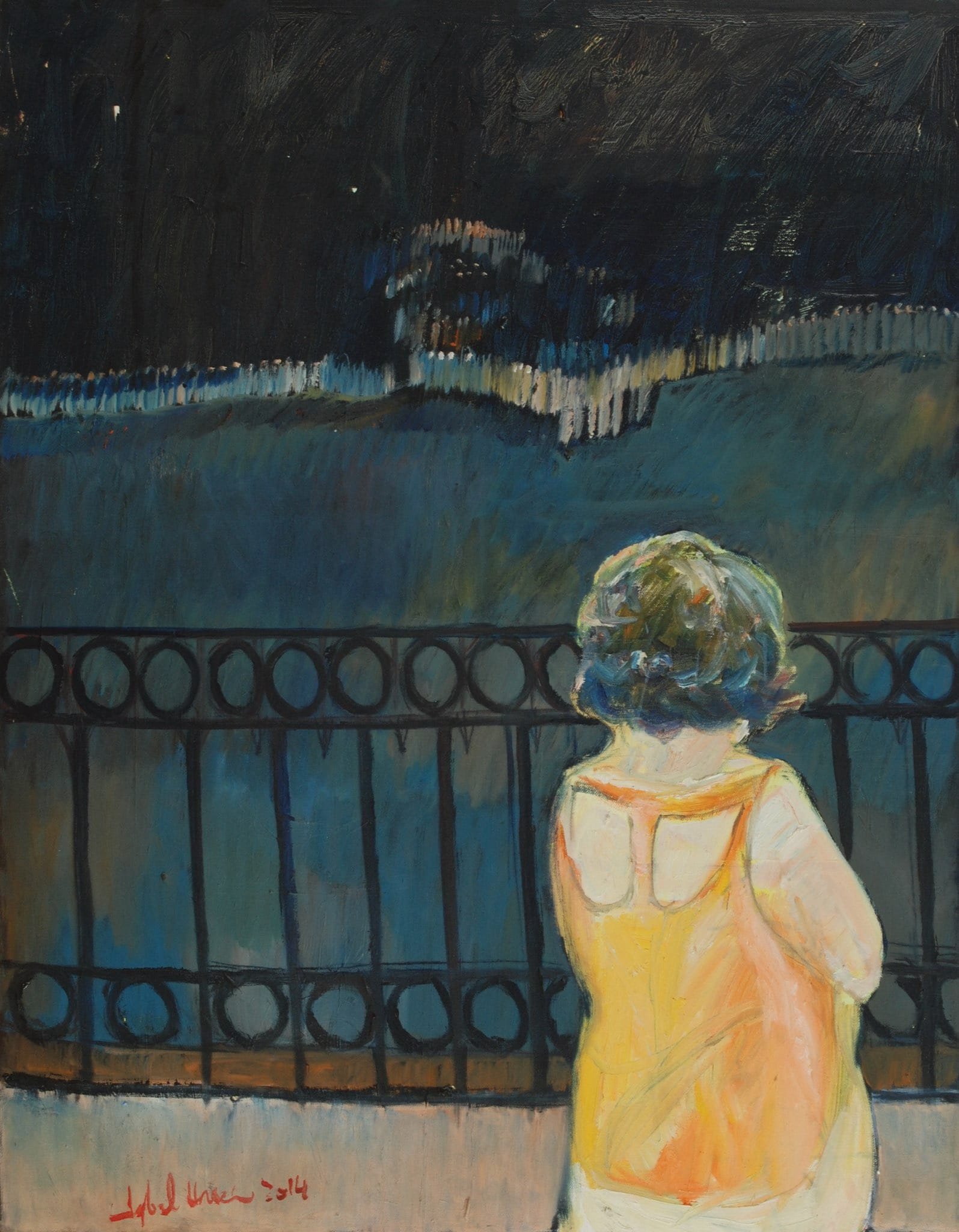 Iqbal Hussain  | Title:    | Medium: Oil On Canvas   | Size: 24 x 32 inches