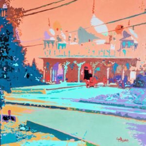 Gul E Shazma   | Title:   | Medium: Oil On Canvas   | Size: 24 x 24 inches