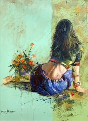 Awais AhmedTitle: Medium: Oil On Canvas Size: 15x20 inches