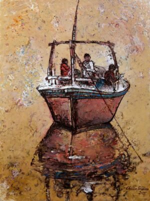1_img_7646 Chitra Pritam | Title: Karachi Fishri | Medium: Oil On Canvas | Size: 18 x 24 inches