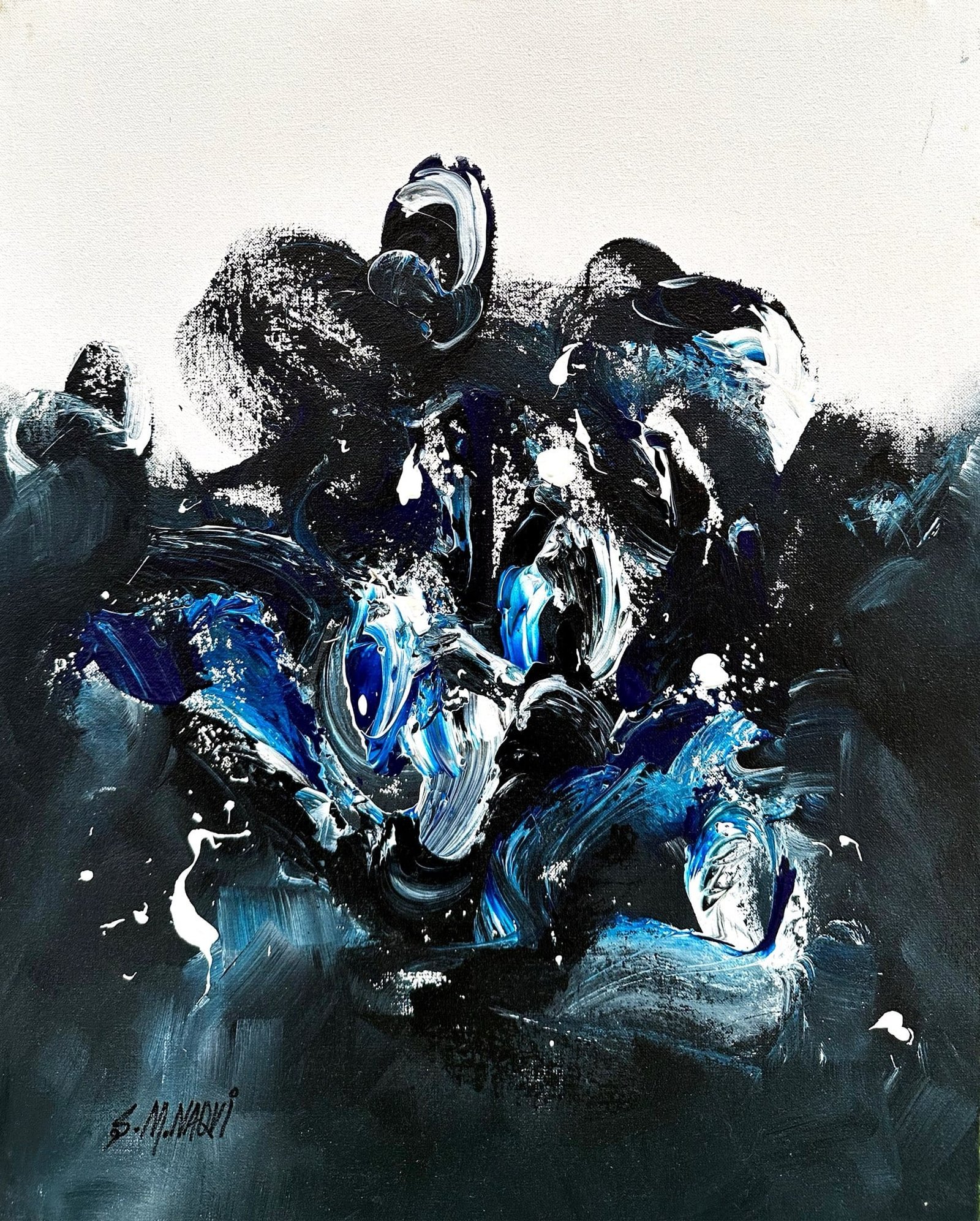 S. M. Naqvi  | Title: Forest Reverie  | Medium: Acrylic on Canvas  | Size: 16x20 inches